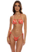 Luli Fama Babes Just Want Sun Multiway Scrunched Cup Bandeau Top